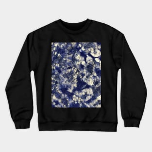 Summr Tie Dye Denim Bleach Crewneck Sweatshirt